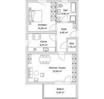 2-Zimmer-Wohnung Südbalkon,Garage,2 Stellplätze in Markt Erlbach