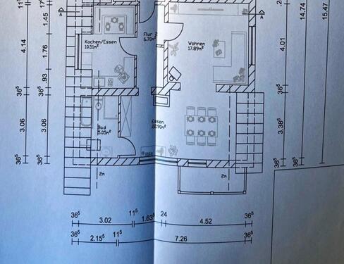 Foto - Zwei Zimmer Wohnung - 950,00 EUR Kaltmiete,