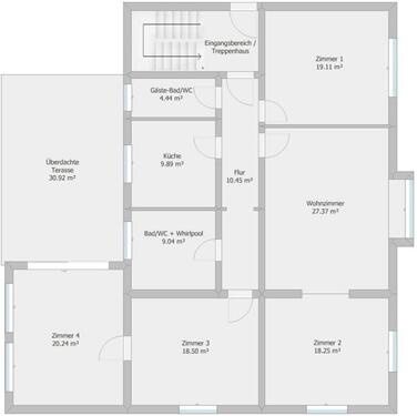 Foto - 5 Zimmer Etagenwohnung in Dransfeld