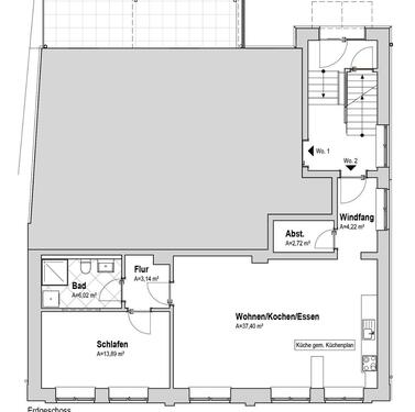 Foto - Erdgeschosswohnung im Zentrum Horneburgs