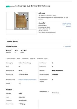 Foto - Etagenwohnung in Albbruck zur Miete