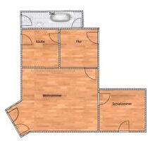 Zentrale, schön geschnittene 2 Zimmer Wohnung - Hildburghausen