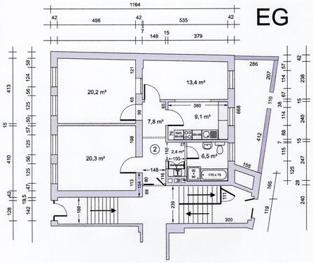 Foto - 3 Zimmer Hochparterre in Schönebeck (Elbe)