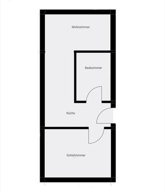 Foto - 2-Zimmer-Wohnung mit Einbauküche zu vermieten – 17506 Kuntzow