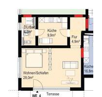 Verkaufsladen, Nagelstudio zwei Zimmer Wohnung in Zentraler Lage - Böbing