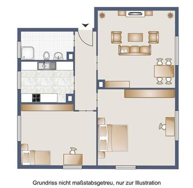 Foto - Mietwohnung - 1.200,00&nbsp;EUR Kaltmiete, ca.&nbsp; 71,00&nbsp;m&sup2;