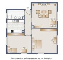 Mietwohnung - 1.200,00&nbsp;EUR Kaltmiete, ca.&nbsp; 71,00&nbsp;m&sup2; in Stuttgart (PLZ: 70374) Bad Cannstatt