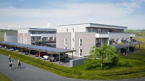 Foto - exklusive Penthousewohnung mit großer Dachterrasse und Panoramablick ins Grüne