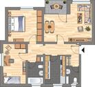 Foto - Modernisierte 3-ZKB-Wohnung in der 7. Etage eines Hochhauses im Hansaviertel zu vermieten!