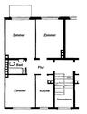 Foto - 3 Zimmer Etagenwohnung zur Miete in Kassel