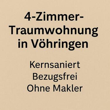 Foto - Etagenwohnung zum Kaufen in Vöhringen