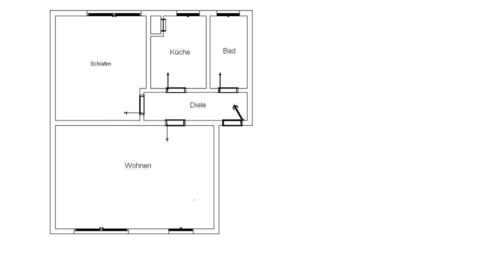 Foto - 2 Zimmer Erdgeschoßwohnung zur Miete in Mönchengladbach