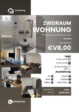 Foto - Zweiraum Wohnung Monteur Wohnung