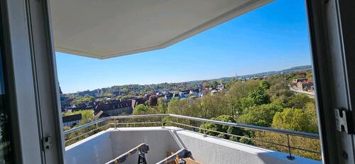 Foto - 1 Zimmer Wohnung Balkon Blick über Osnabrück im Idunahochhaus
