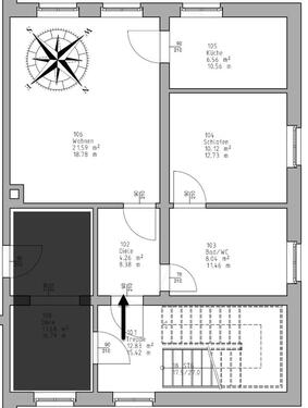Foto - 2 Zimmer Etagenwohnung in Großrückerswalde