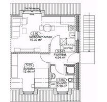 Wohnung in Ostenfeld - 850,00&nbsp;EUR Kaltmiete, ca.&nbsp; 42,00&nbsp;m&sup2; in Ostenfeld (Husum) (PLZ: 25872)