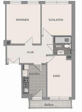 Foto - 3 Zimmer Etagenwohnung zur Miete in Leipzig