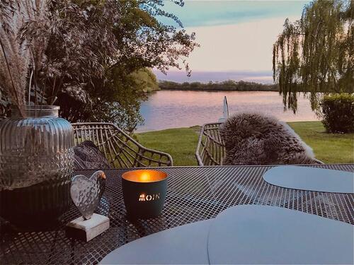 Foto - Ferienhaus am Wasser, Kamin, Boot, Kajaks, priv. Steg