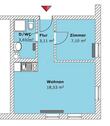 Foto - 2 Zimmer Appartement in Schernfeld zu Vermieten
