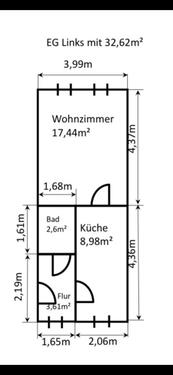 Foto - 1 Raumwohnung mit Einbauküche und Gartennutzung in Stassfurt