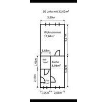 1 Raumwohnung mit Einbauküche und Gartennutzung in Stassfurt - Staßfurt