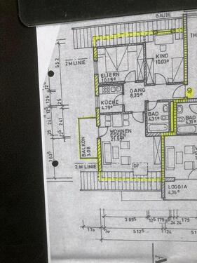 Foto - 3 Zimmer Dachgeschoßwohnung zur Miete in Höchstädt an der Donau