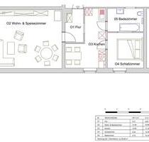 2-Raum-Wohnung in 17509 Loissin, 1. OG, mit Parkpl., Spüler, Ofen - Lubmin
