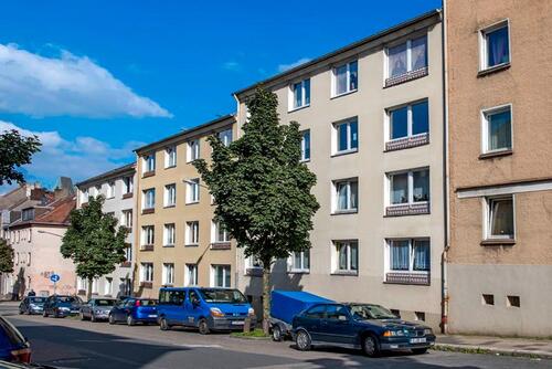 Foto - Demnächst frei! 3-Zimmer-Wohnung. Blick auf Grünfläche