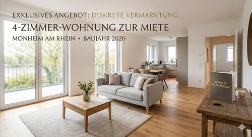 Foto - Moderne 4-Zimmer-Wohnung (100 m²) mit Balkon, EBK & TG