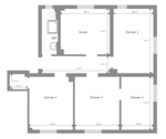 Foto - 84 m² große 4-Zimmer-Wohnung mit geräumiger Küche im 1. OG