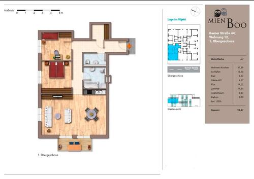 Foto - 3 Zimmer Etagenwohnung in Stapelfeld