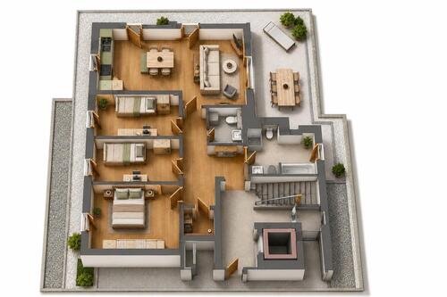 Foto - 4 Zimmer Dachgeschoßwohnung zur Miete in Dresden