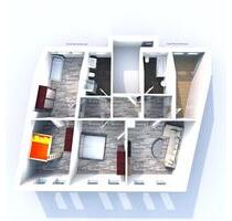 Stilvolle 4-Zimmer-Dachgeschossw. mit zwei Bädern und Stellplatz - Weißenfels