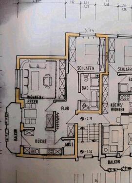 Foto - 2 Zimmer Wohnung mit Balkon, Garage , Kellerraum, ab 01.07.26, KM