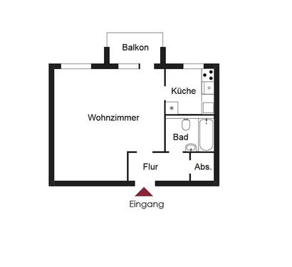 Foto - 1.5 Zimmer Etagenwohnung in Berlin
