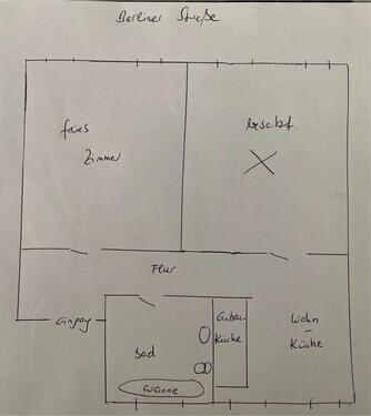 Foto - WG-Zimmer in Altbau-Wohnung - 700,00&nbsp;EUR Kaltmiete, ca.&nbsp; 45,00&nbsp;m&sup2;