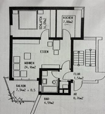 Foto - Zu vermieten 2-Zimmer Wohnung in der Nordstadt