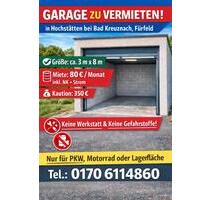 Garage inserieren Hochstätten zu vermieten - Norheim