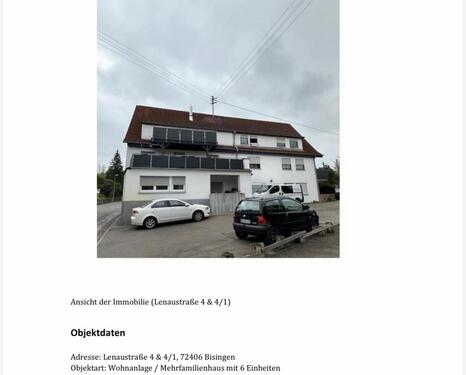 Foto - Wohnanlage in 72406 Bisingen - Kapitalanlage mit solider Rendite