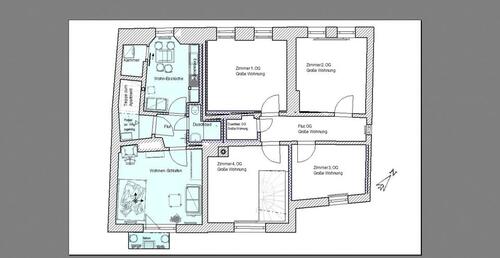 Foto - Etagenwohnung zur Miete in Wettin-Löbejün