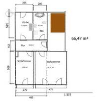 2 Raum Wohnung zu vermieten ab April.2026 - Luckenwalde