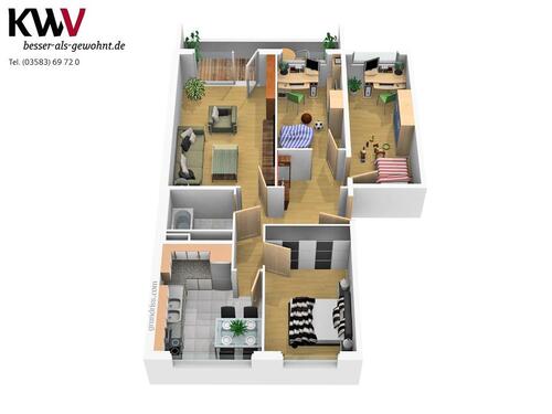 Foto - 4 Zimmer Etagenwohnung in Olbersdorf