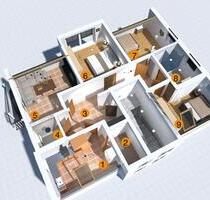 4-Zi.-Whg. über ganze Etage mit Garten und Garage - Wesel Bislich