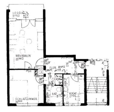 Foto - 2-ZKB zu verkaufen von privat - 237.500,00&nbsp;EUR Kaufpreis, ca.&nbsp; 57,00&nbsp;m&sup2;