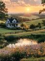 Foto - Freistehendes Einfamilienhaus in der Natur mit großem Garten