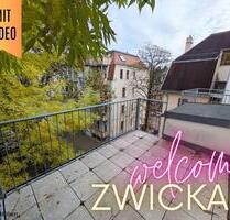 ++ wunderschöne 2-Raum-Wohnung mit großem Balkon & Einbauküche in Zentrumsnähe ++ - Zwickau