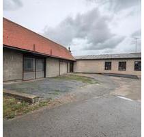 Vermietung Gewerbeimmobilie Halle mit Nebengebäude & Außenlager - Rödelsee