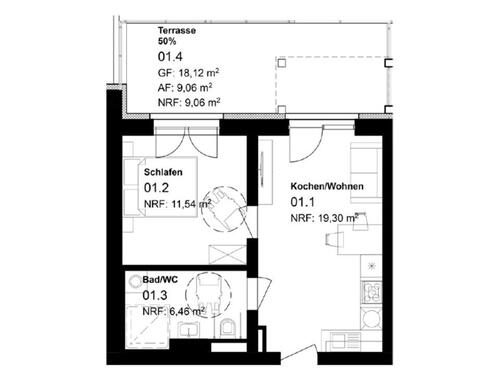 Foto - Etagenwohnung zur Miete in Sangerhausen