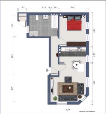 Foto - 2-Zimmer-Wohnung mit Erker in ruhiger Lage von Bremerhaven-Lehe