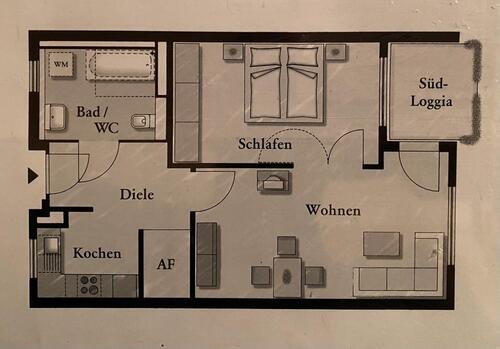 Foto - Sonnenhof 60plus ab 60 Jahre! sonnige 2-Zimmer WHG 61qm ab sofort